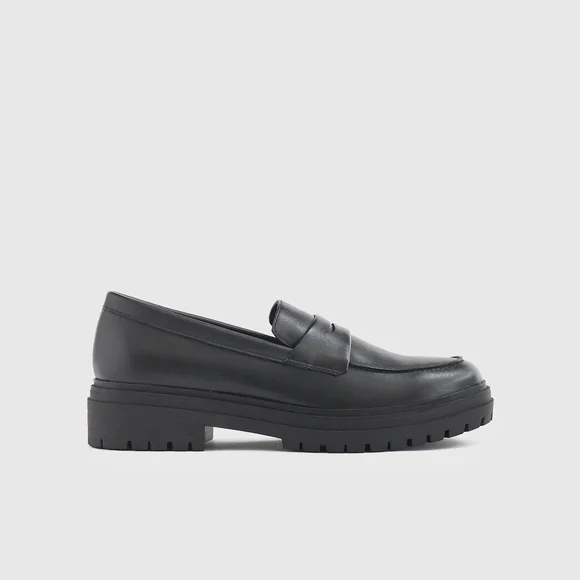 Quince Black Women's Loafers - Picture 1 of 4